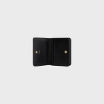 TRIOMPHE COMPACT WALLET IN SHINY CALFSKIN BLACK - Image 4